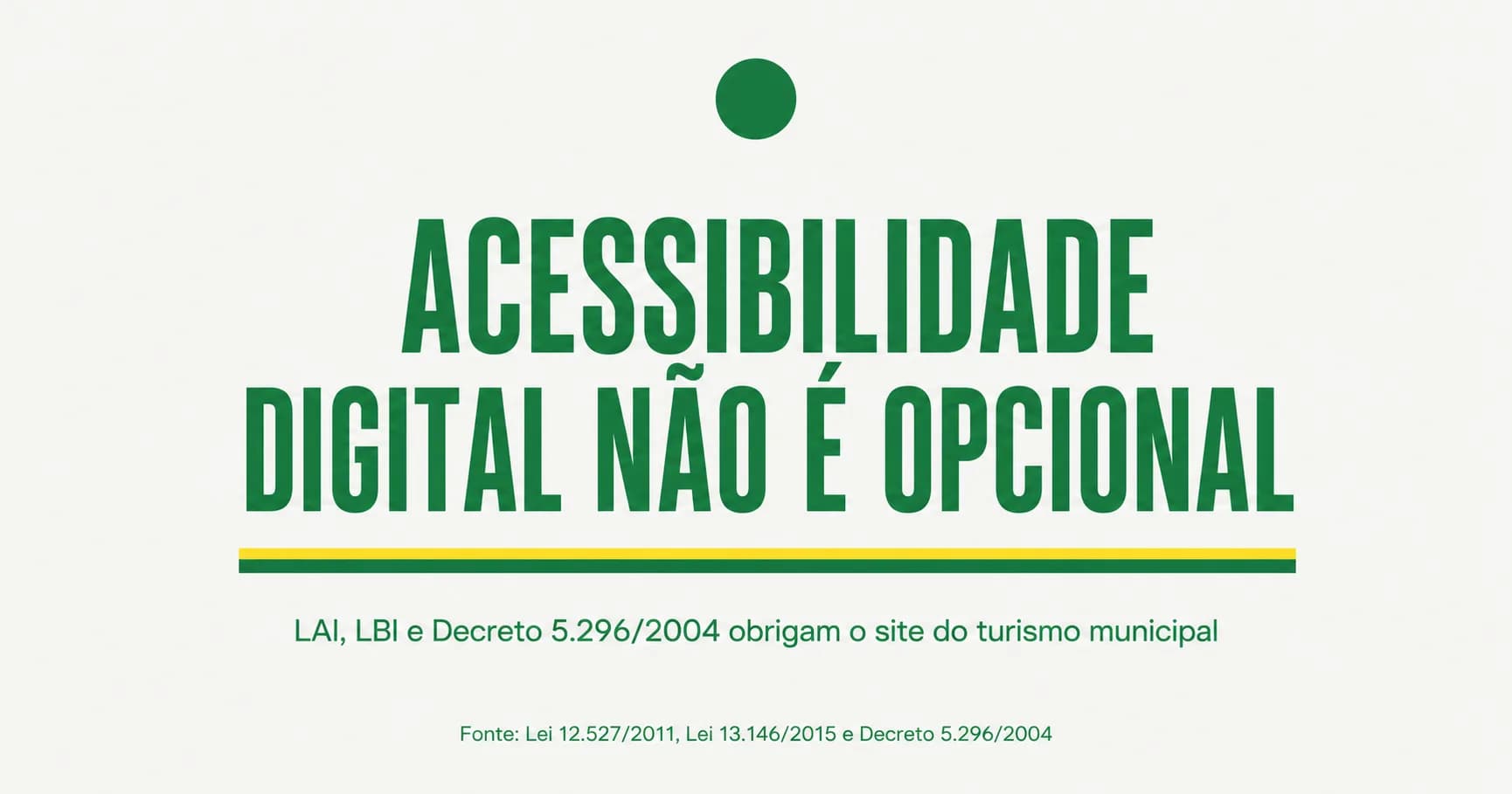 Acessibilidade digital do site do turismo municipal